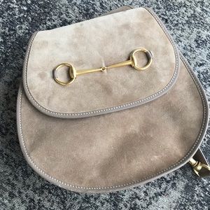 Authentic Gucci Horsebit Sling Backpack